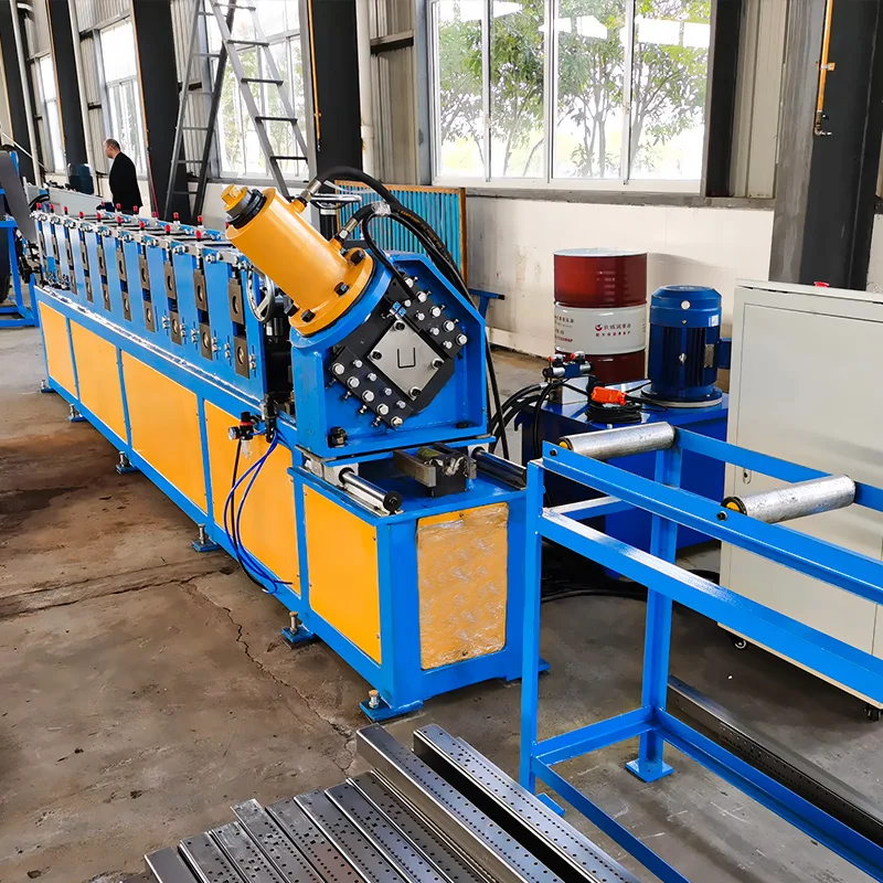 Customized Electrical Cabinet Frame Roll Forming Machine With Welding For Electric Cabinet Rack And Electronic Box Pole