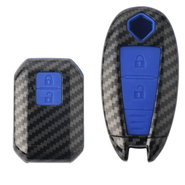 Carbon Fiber Car Key Protector Casing Cover For suzuki ertiga