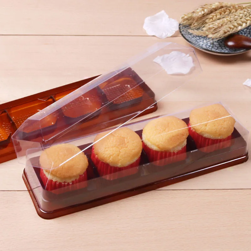 4 glutinous rice cake Packing box Baking packing egg yolk crisp snow Mee Niong Daifu meat floss shell packing box