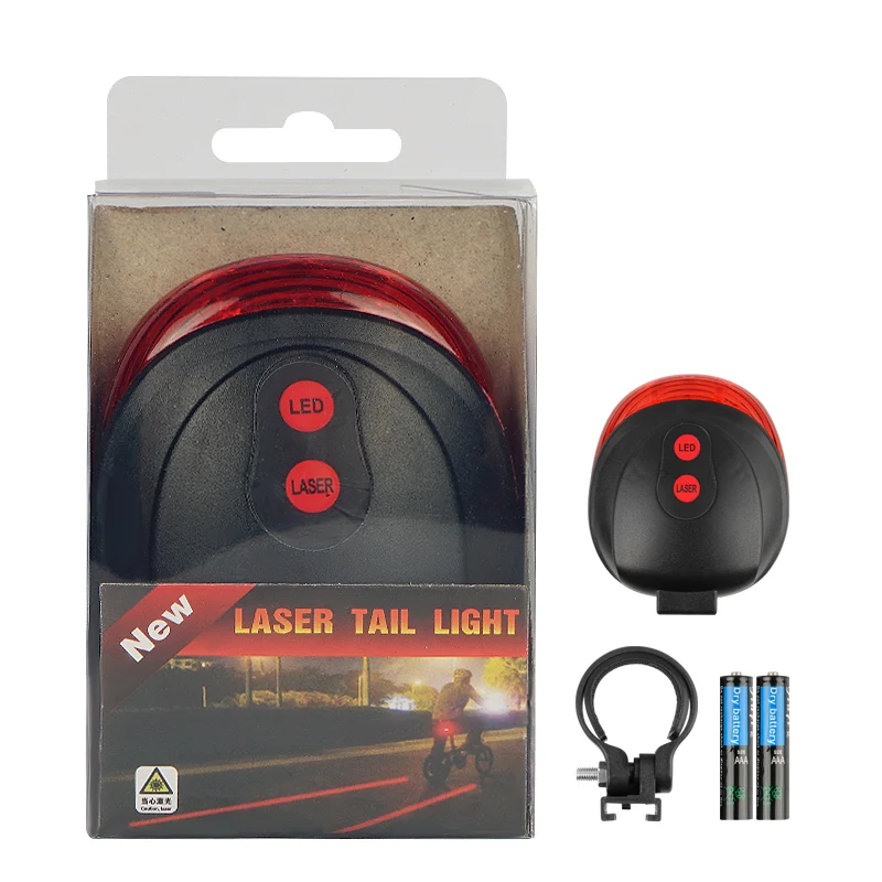 High-Intensity Ultra-Bright Bike 5led Light Bike Warning Light Waterproof Bike Flashing Taillights