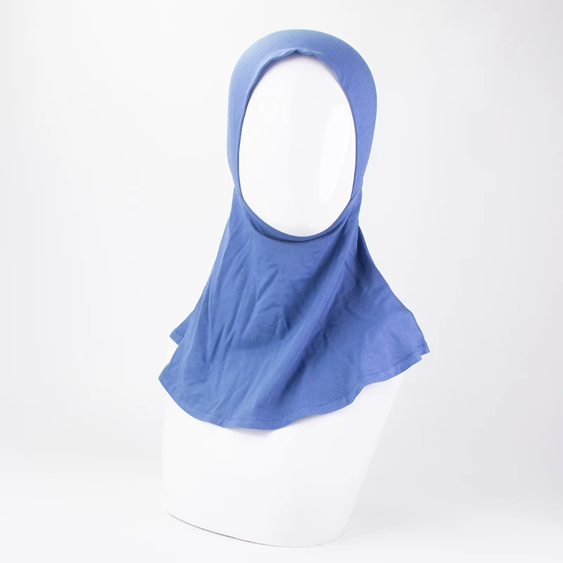 Wholesale New Arrival Jersey Cotton Solid Color Malaysia Undercap Underscarf Ninja Muslim Women Over Neck Inner Hijab Caps