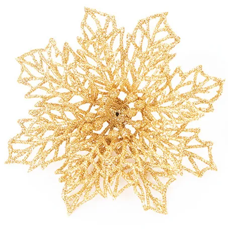 Beautifully Christmas tree pendant golden craft butterfly bow tie holiday party silver powder decorations for wholesale