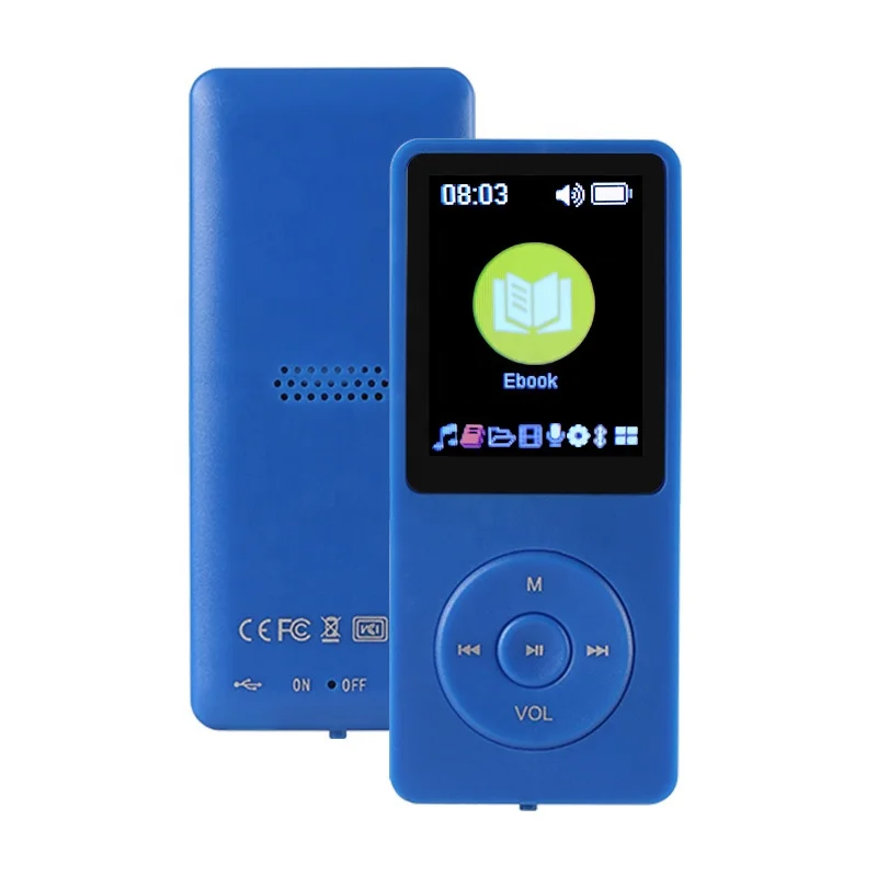 Digital mini audio reproductor mp3 music player portable walkman with speaker with display