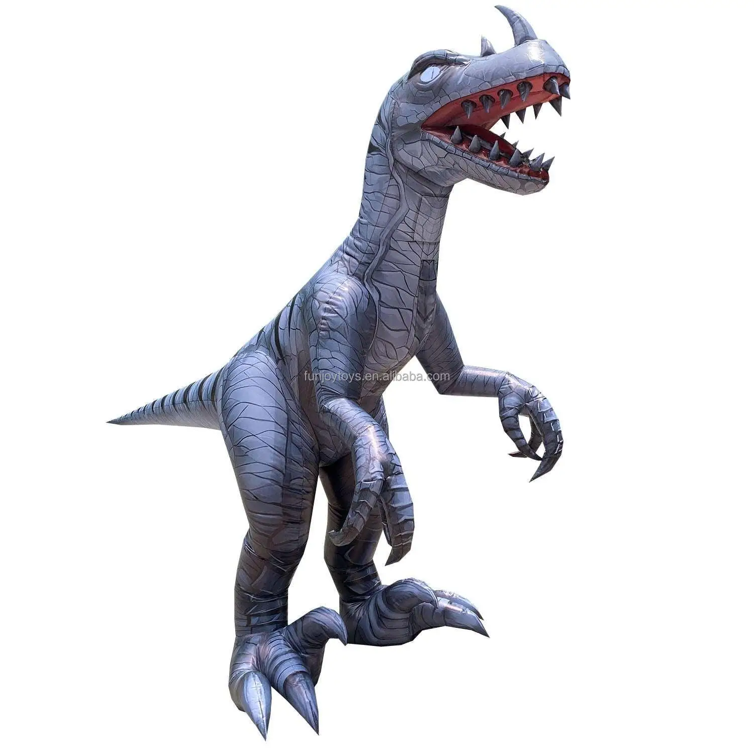 5.9ft  New Custom Inflatable Dinosaur Costume Raptor Halloween Costume For Adults