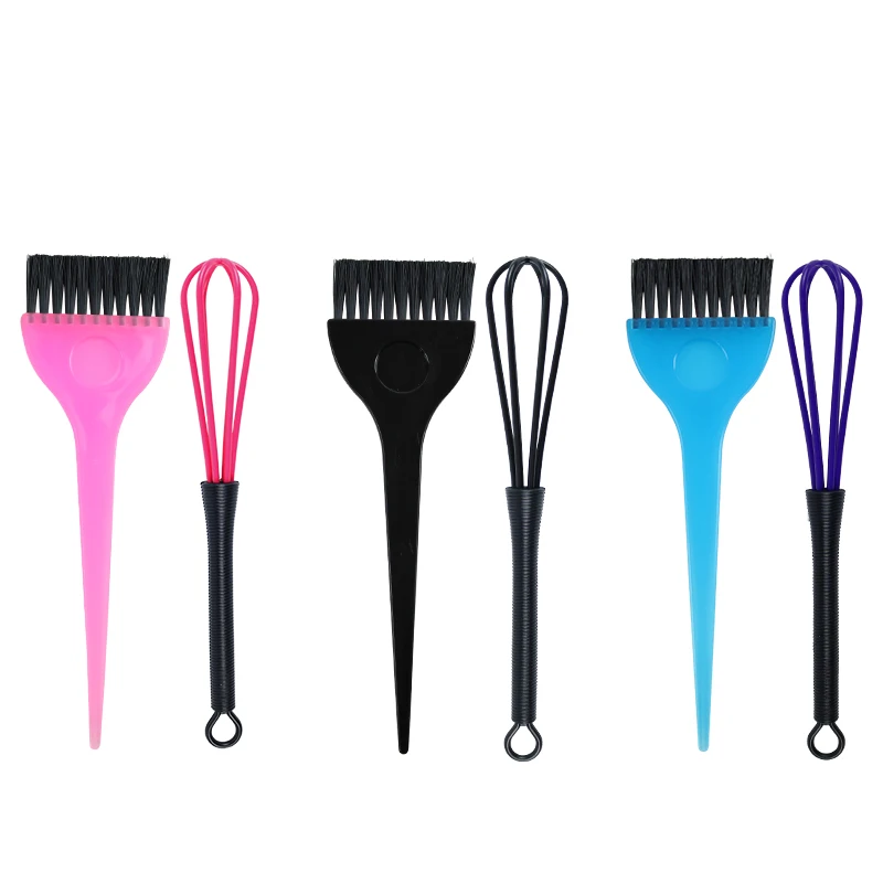High Quality Hair Dye Color Brush Bowl Set with Dye Mixer Hair Tint Dying Coloring Applicator Hairdressing Styling Accessories