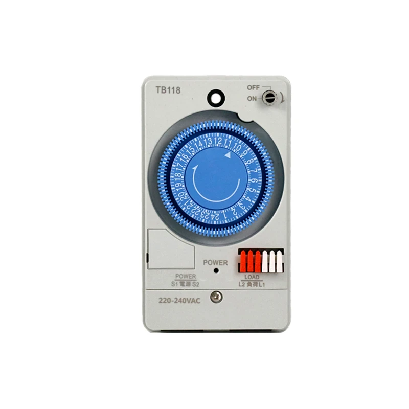 TB118 Mechanical Timer Relay 50Hz 24 Hours Automatic Mechanical Time Control Switch