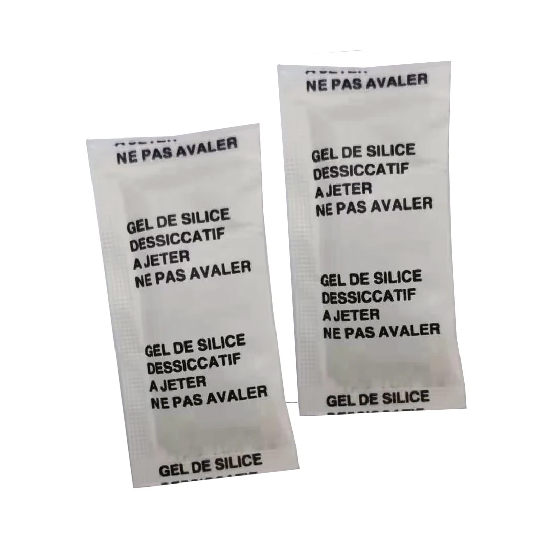 
2g silica gel drier custom logo high quality dry moisture packet desiccant paper white desiccant 