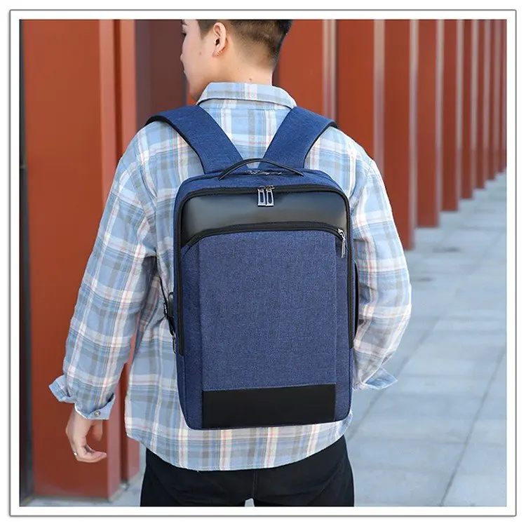 
New Fashion USB Charging Male Female Waterproof Durable Anti-Theft Men 15.6 inch Laptop Backpack 