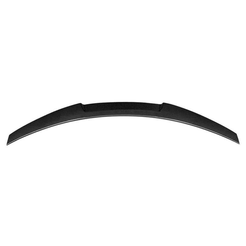 E90 M4 Style Glossy Black Real Dry Carbon Fiber Spoiler For 3 Series E Sedan M4 Car Trunk Boot 2005-2011