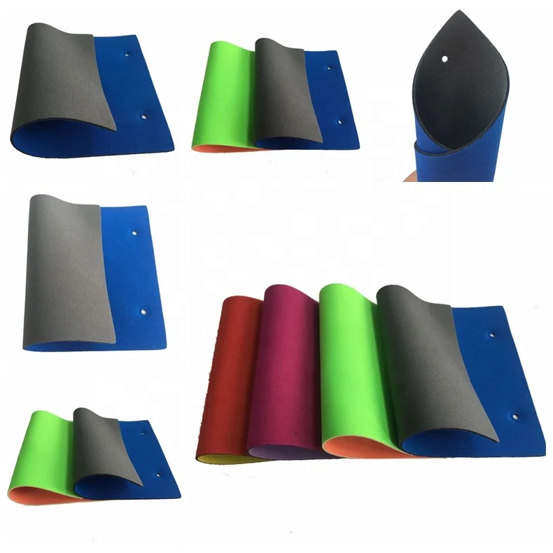 
100 Color In Stock Neoprene Textile Fabric Rubber Sheet With Polyester Neoprene Fabric Price 