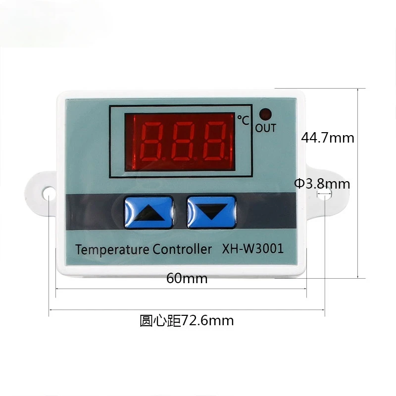 XH-W3001 10A Digital Temperature Controller 12V, 24V, 220V Quality thermal regulator Thermocouple thermostat with LCD display