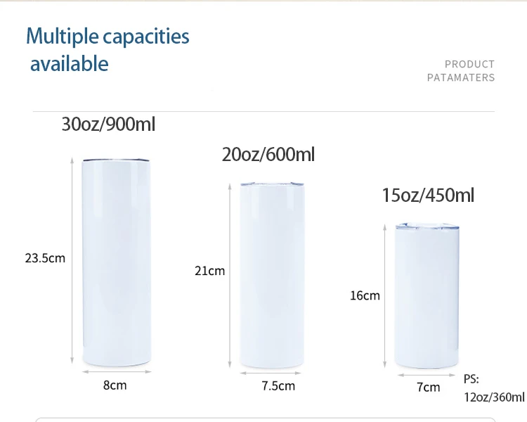 sublimation skinny a5