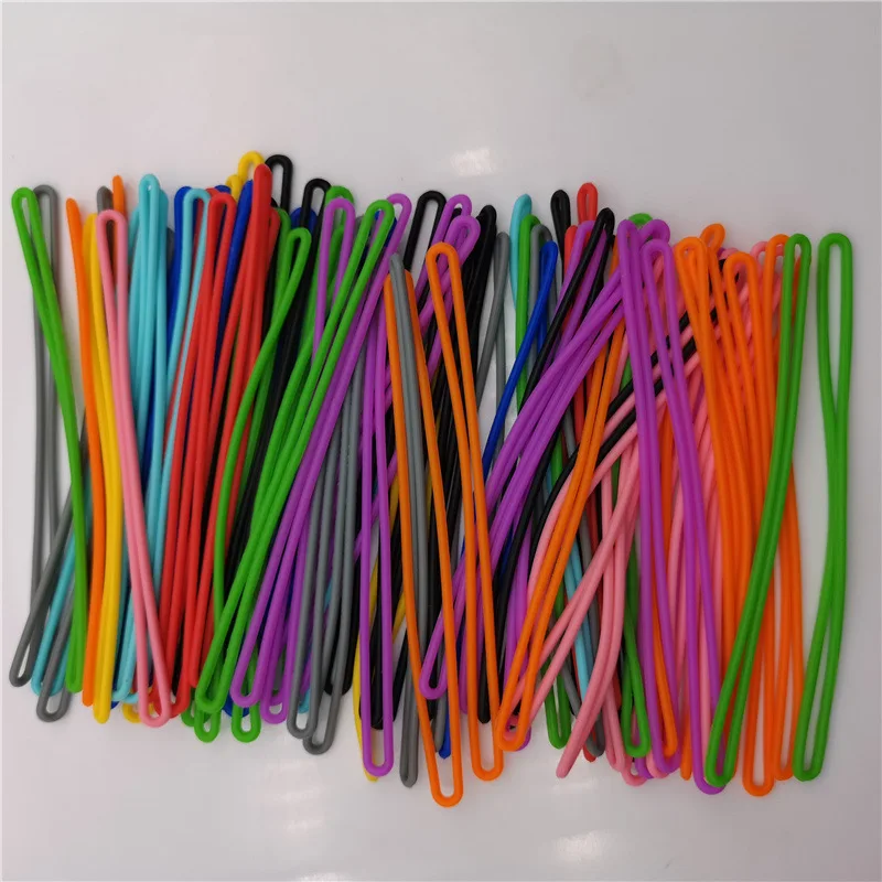 Силиконовые резинки 12 видов цветов Rubberband эластичная упаковка ленты для ноутбука с