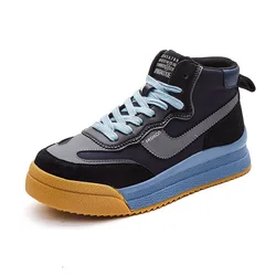 High top sneakers women autumn 2022 new thick-soled net red casual old shoes