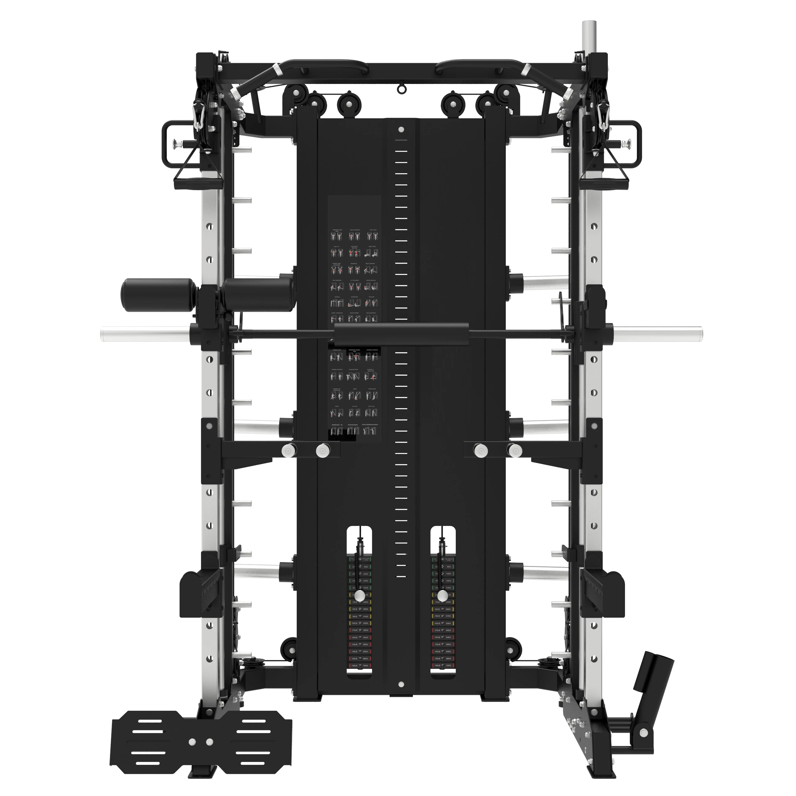 Home Gym commercial Equipment Multi Functional Smith Machine Squat Rack for sale
