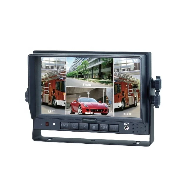 
7 Inch Digital LCD Quad car rearview monitor with Touch screen 