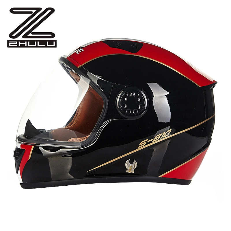 Высококачественный мотоциклетный защитный шлем с защитой от столкновений на все лицо