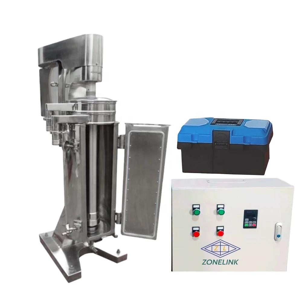 Tubular centrifuge separator centrifugal extractor for extra virgin coconut oil waste motor oil centrifuge for algae harvest