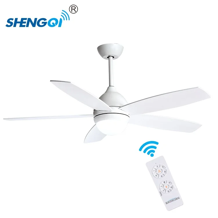 Low Noise Bldc 220V AC DC Bedroom 42 Inch 48 Inch 52 Inch Modern Led Ceiling Fan With Light And Remote Control