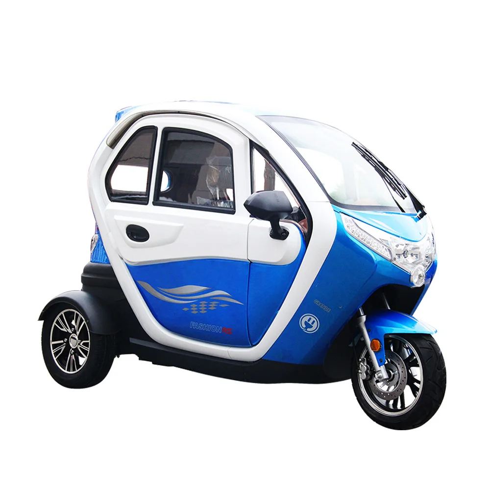 T414 Electric Passenger Tricycle for 2 Adults Electric Tricycle for Handicapped Electric Tricycle for Passenger Seat
