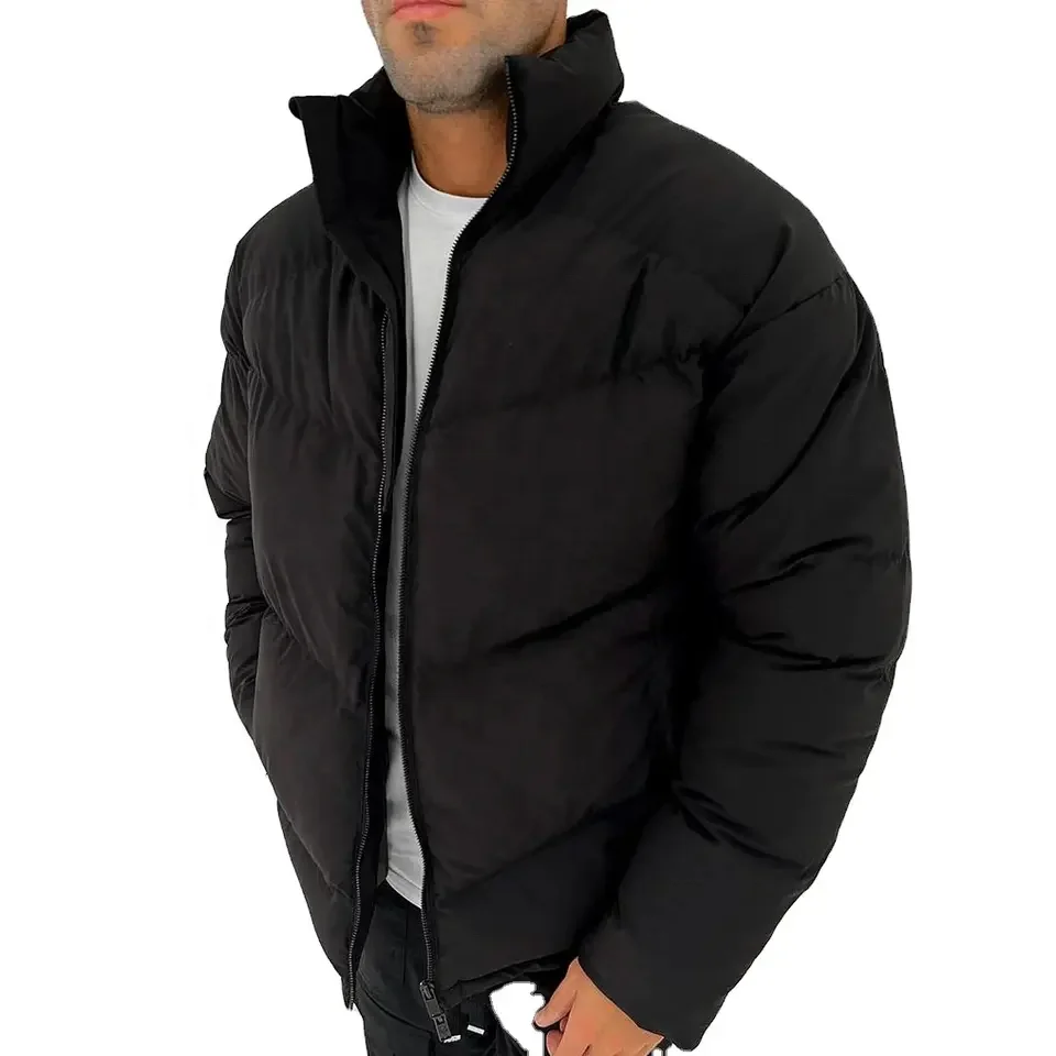 Hot selling blank design mens jackets windproof outdoor puffer jacket men stander collar warm mens jackets coats