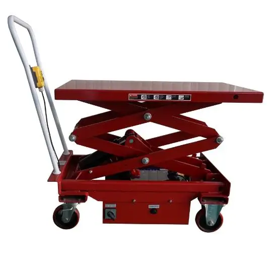 Changli High-quality Electric Lift Table Mobile Shear Fork Type Lift Platform High-bearing Flat Lift Table
