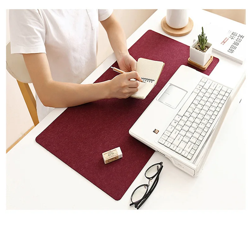 gaming mouse pad office polyester mat felt floor chair mats