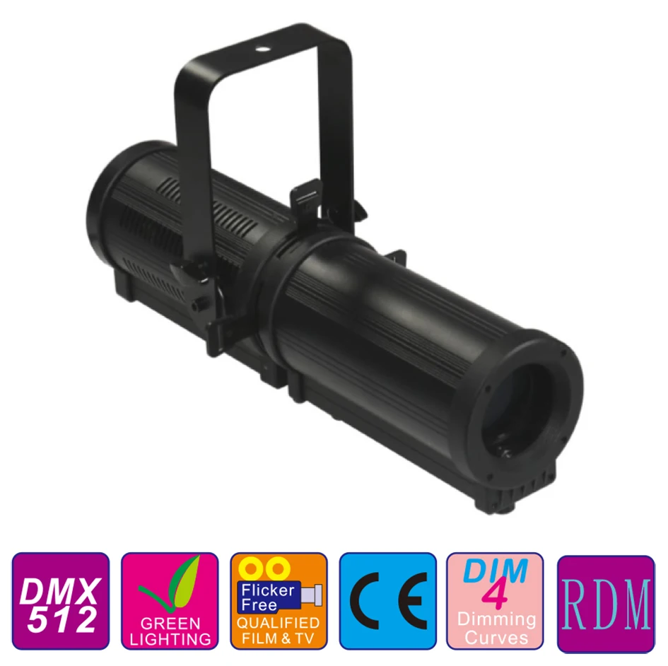 LD-60PRLS-RGBW COB 60W LED Zoom Bean Angle Profile Light DMX512 Stage Light For Party Performance Exhibition