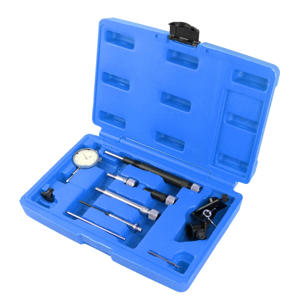 Mrcartool Diesel Fuel Injection Pump Timing Indicator Tool Set Engine Timing Locking Adjuster For VW BMW Audi Bosch Ford