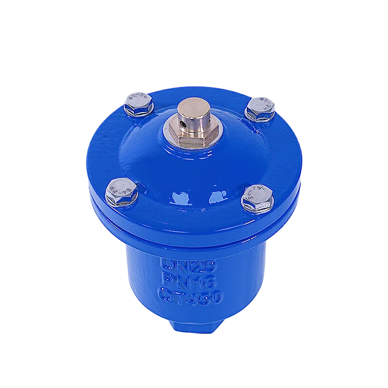Industrial commercial threaded single hole air vent valve ductile iron end automatic air release valve exhaust valve