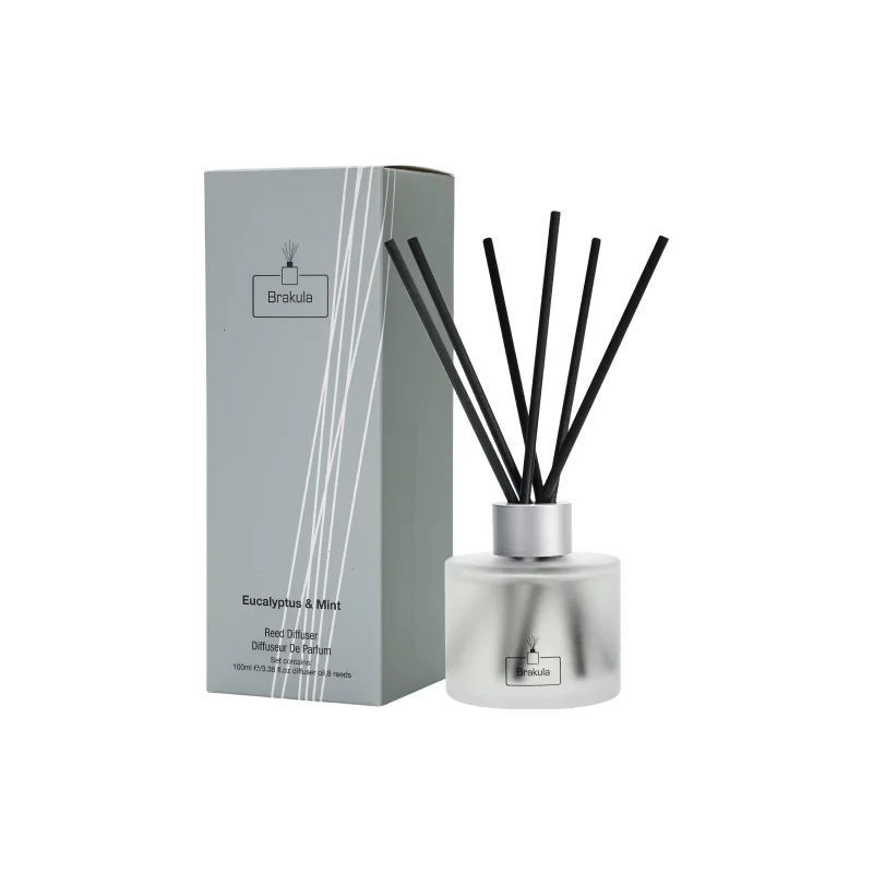 Wholesale luxury home diffuser perfume diffuser 100ml luxury diffuser set with Glass jar