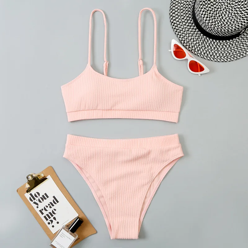 Custom LOGO 2022 new high quality fabric swimwear private style fission sling bikini wholesale hot sale swimsuit