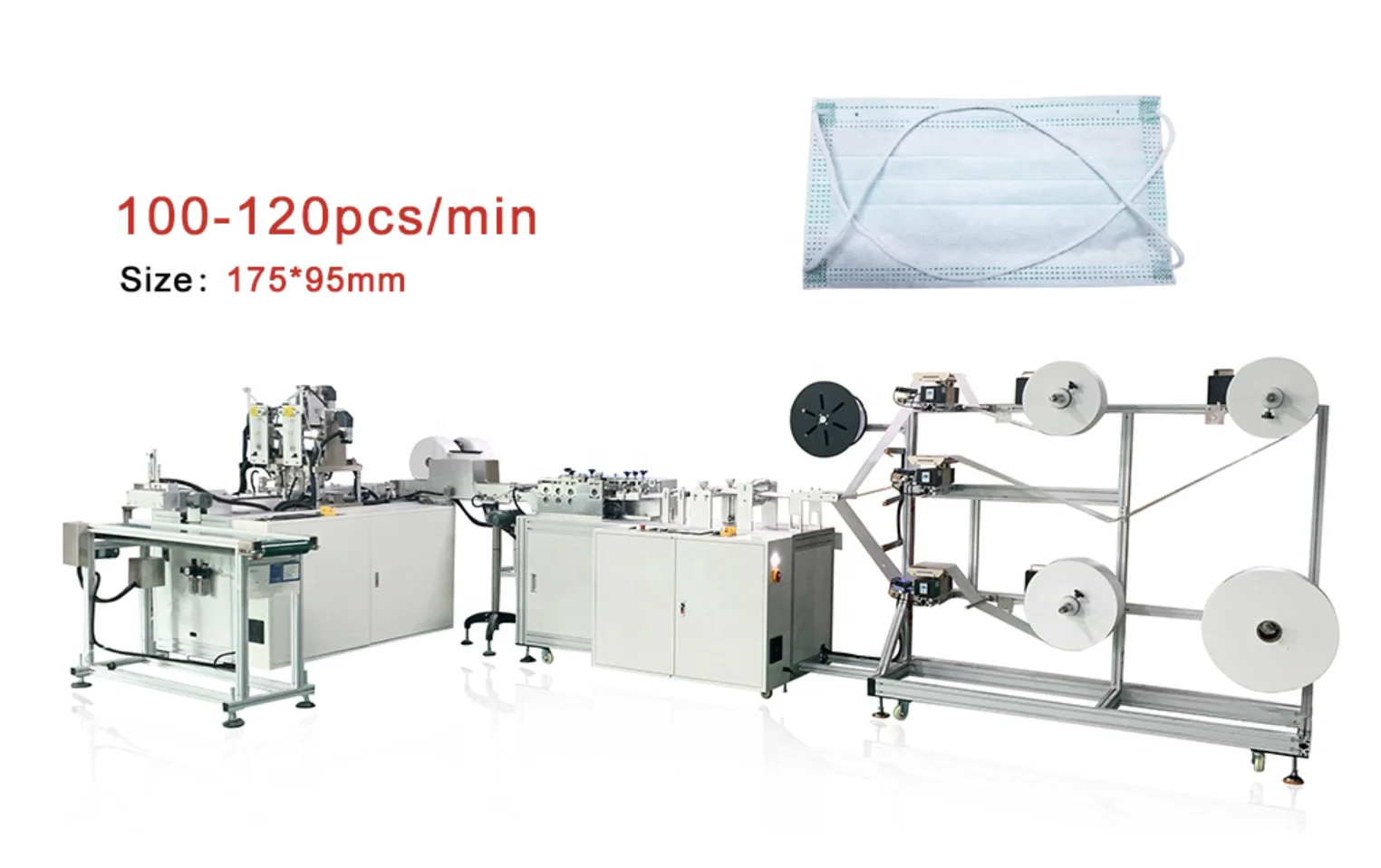 GOSUNM 2022 hot sale  3ply Mask Headband Machine Mesin Masker