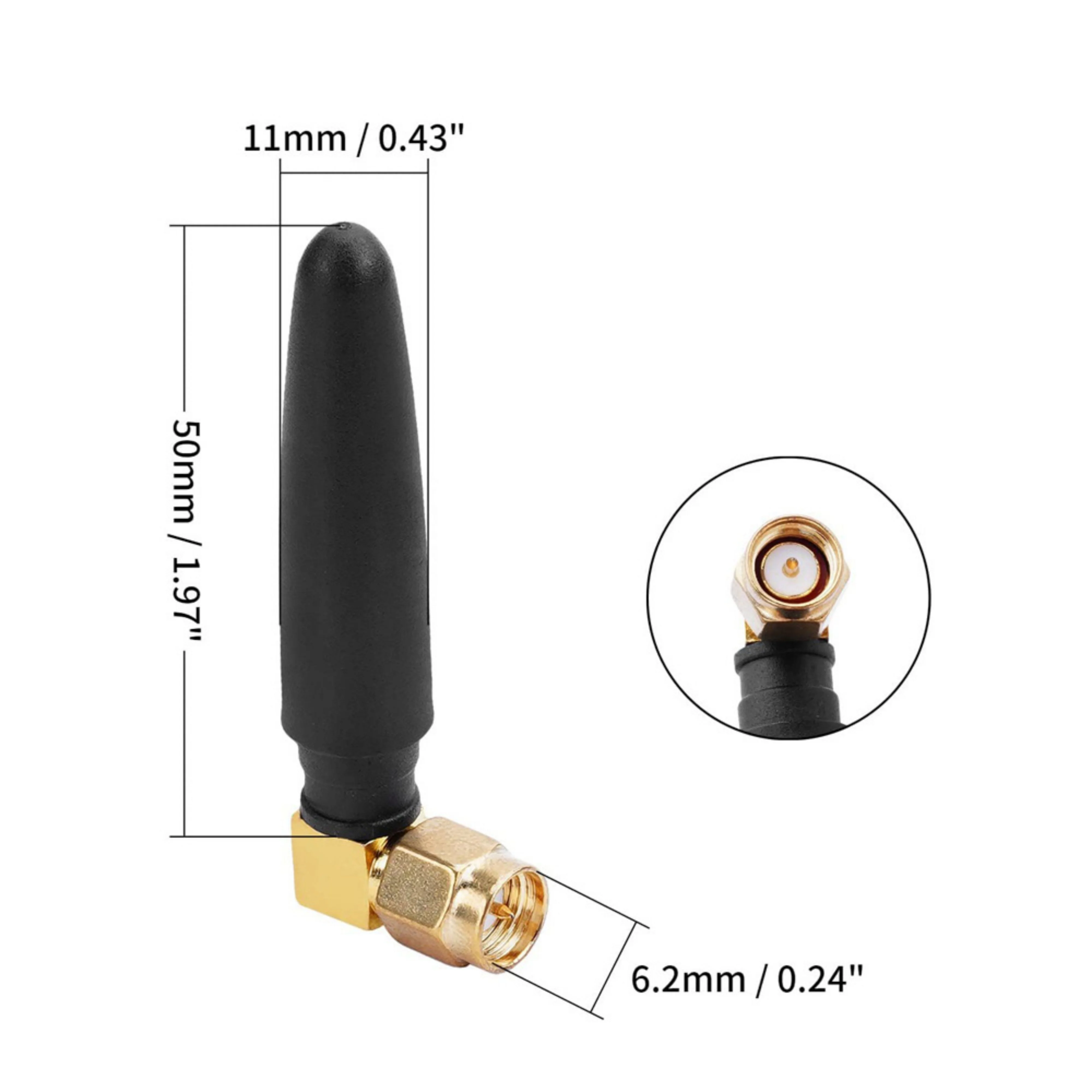 dual band wifi antenna 2.4g 5.8g sma mobile phone wifi right angle dipole rod communication antenna wifi 2.4ghz
