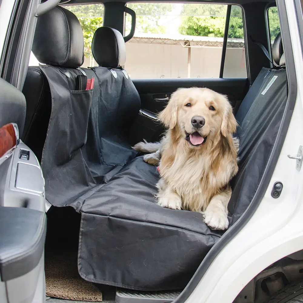 Waterproof Durable Polyester Factory Supply Dog Pet Car Seat Cover for Back Seat