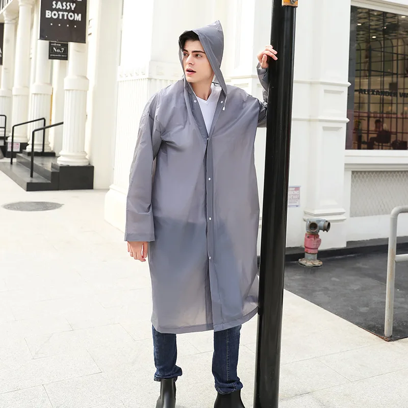 Hipster poncho travel EVA eco-linked outdoor adult raincoat