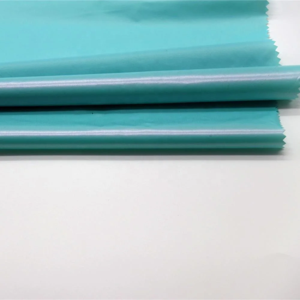 
100% nylon waterproof downproof double line ripstop PU Silicone coating Parachute nylon fabric 