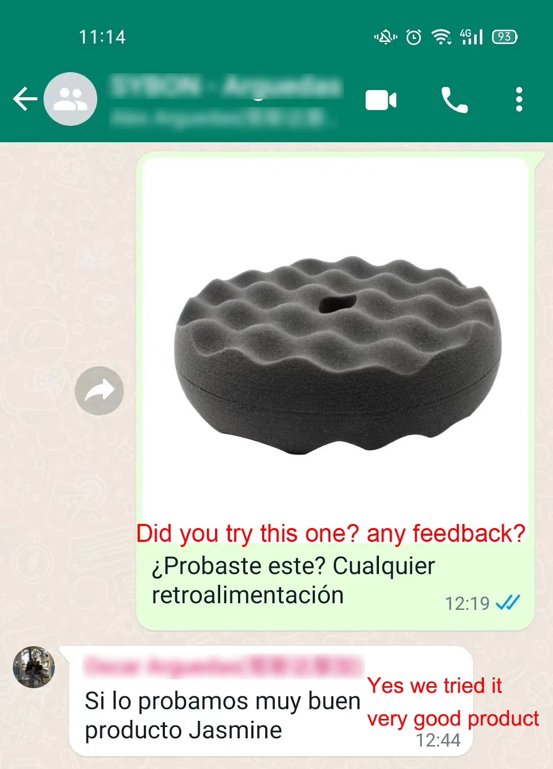 Hot sell 8 inches car buffing pads high quality auto paint polishing pad with 5/8-11 Thread