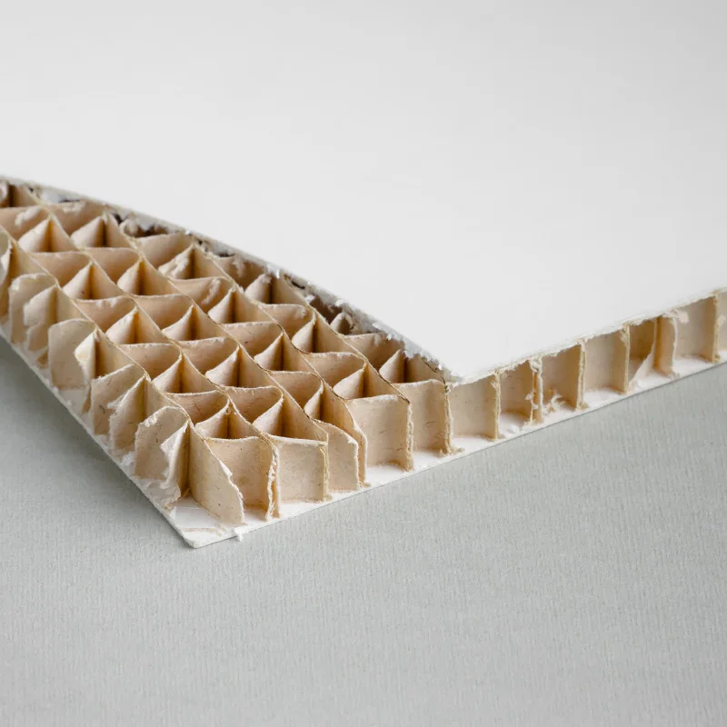 High Strength White Color Recycle Paper Cardboard Honeycomb Board For Packing