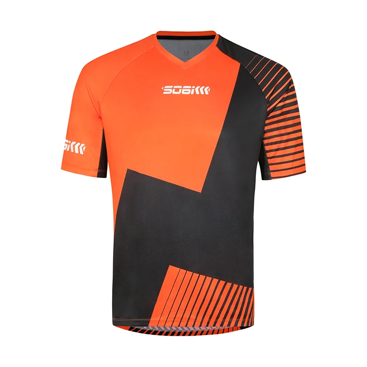 Mens OEM Popular Wholesale Mtb Downhill Clothes Downhill MTB Mountain Bike Jerseys