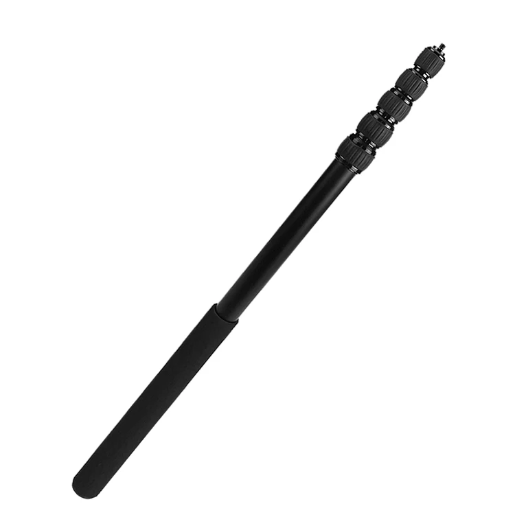 Professional Selfie Stick Video Kit Handheld Extendable Rotating Telescoping Pole Flexible Aluminum 3 in 1 Monopod With Adapter