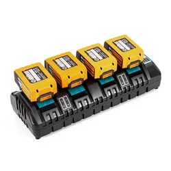 DC18SF charger For makita battery charger 14.4V 18V lithium ionpower tools  charger 4-port DC18RC DC18RF BL1850 BL1860 battery