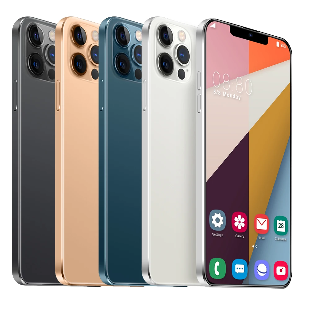 2021 Wholesale Unlock Cheap Price I12 Pro Max 6.7 Inch 12Gb + 512Gb Android Smartphone 10 Core 5G Smart Mobile Phone