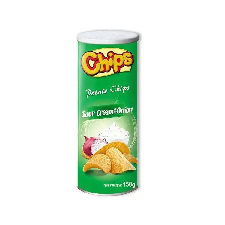 customized competitive price  delicious sour cream &onion potato chips potato crisps