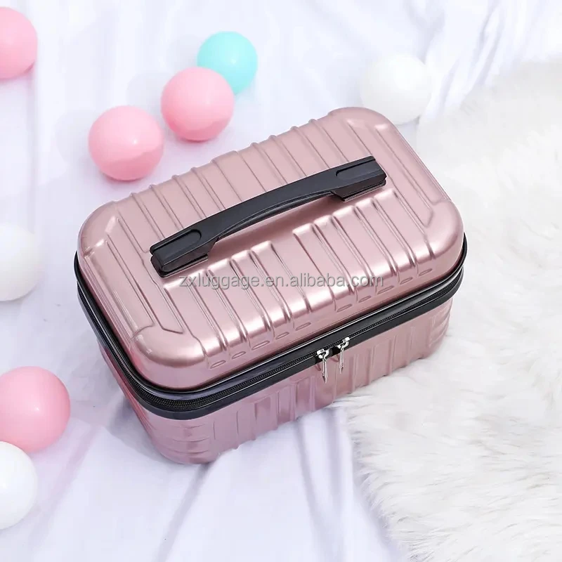 abs pc material luxury cosmetic bag 16inch mini make up bags cosmetic case