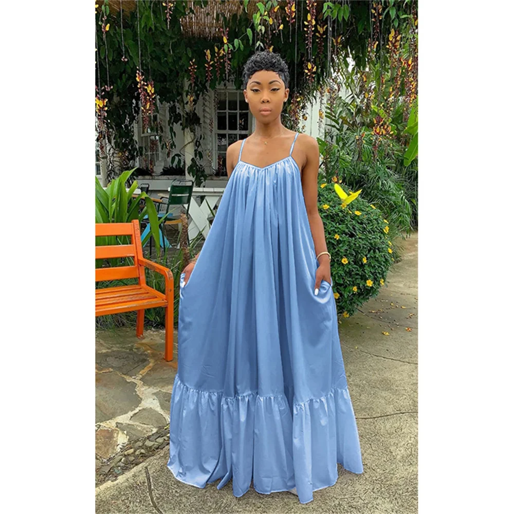 Vestidos Playa Casuales Damas 2023 Vestido Verano Informal De Talla Grande Para Mujer Women Dress