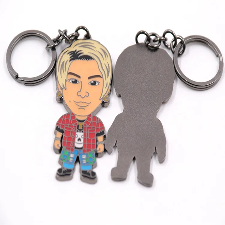 Custom Silver Football Team Keychains England Football Club Metal Keychain