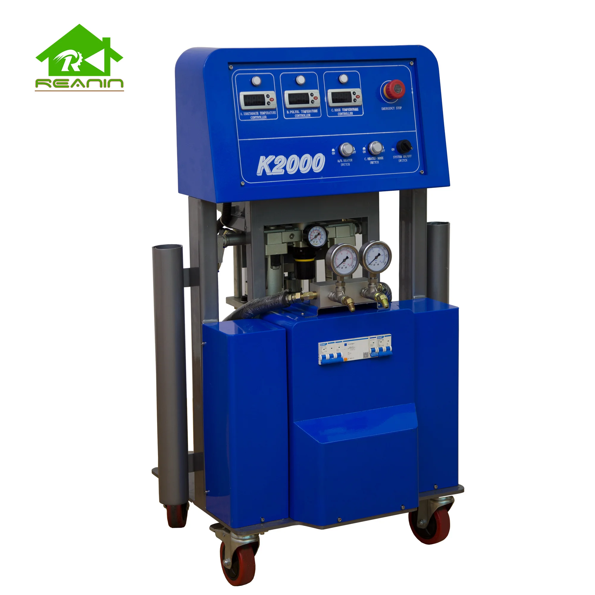 Reanin K2000 Pneumatic Polyurethane Closed Cell Spray Foam Insulation Machines