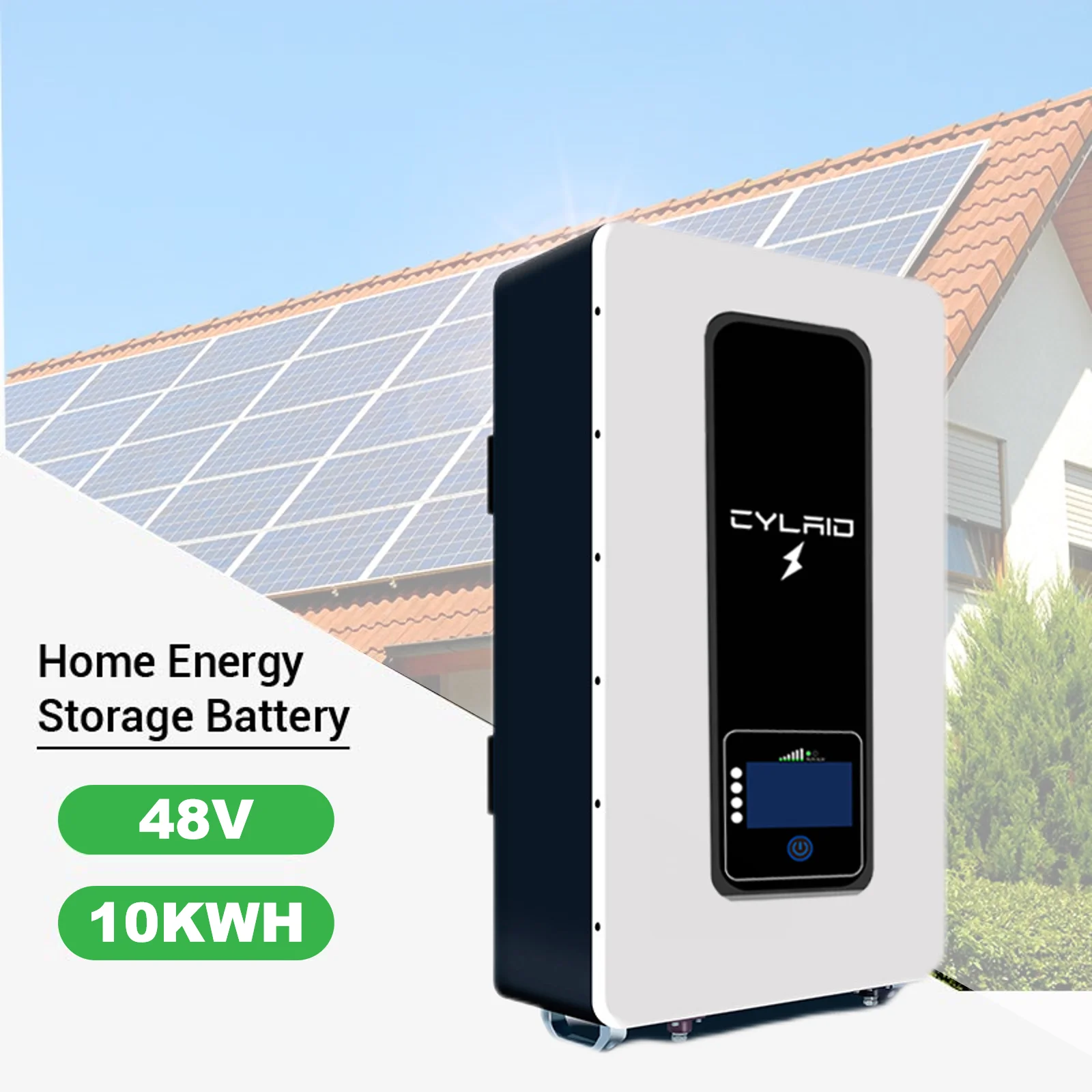 Cylaid 48V 100Ah 200Ah Power Wall Bank Lithium Ion UPS Pack Home Energy Storage 5KW 10KW Solar Power System 48V Lifepo4 Battery