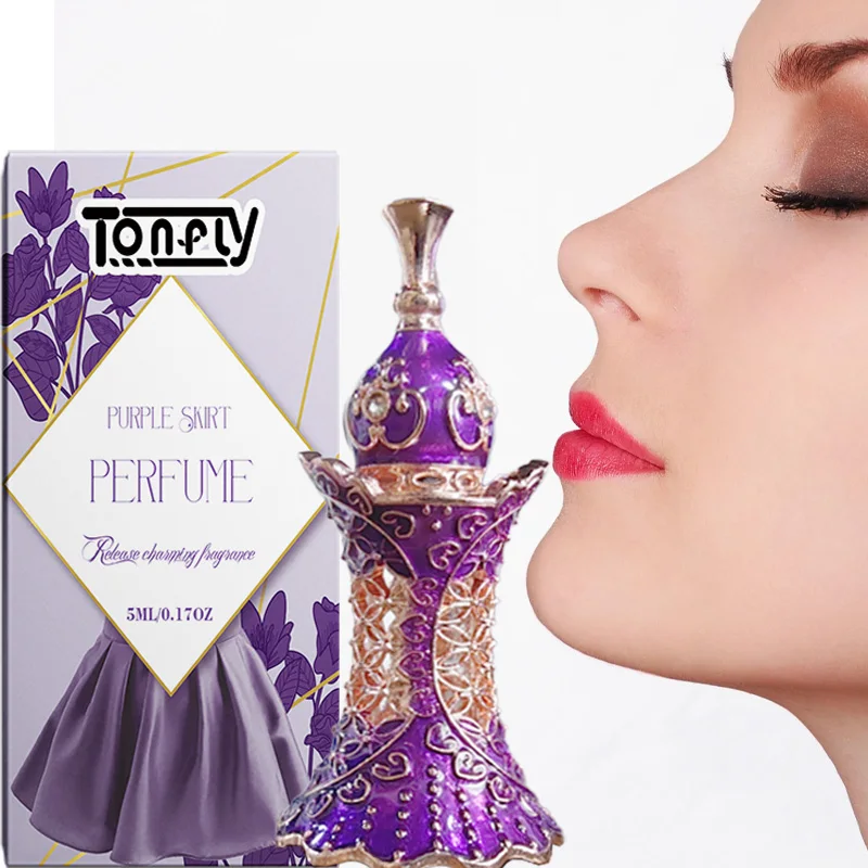 TONFLY 5ML Concentrated Perfume Oil Gold Bottle For Women Original Long Lasting Seductive Arabic Eau De Parfum